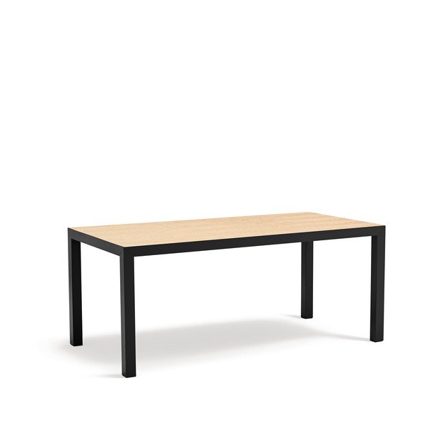 Masă de dining cu blat din lemn de stejar 75x180 cm Alma – Teulat-image-2