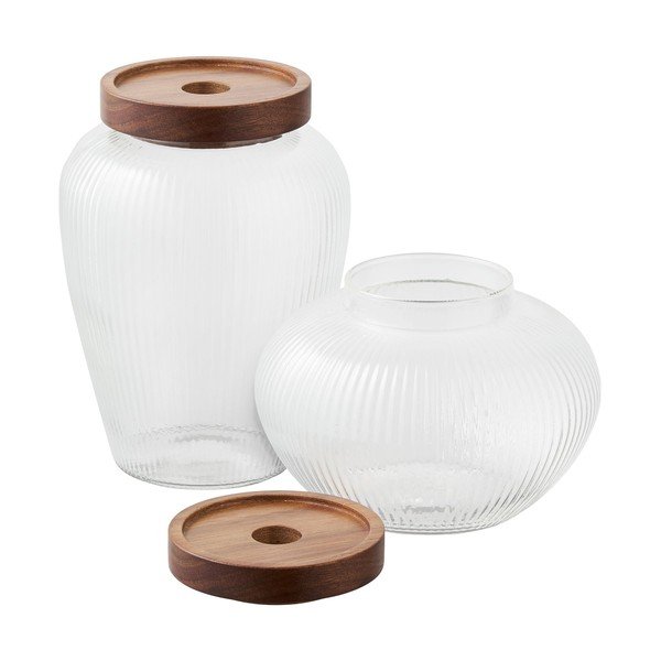 Recipiente 2 buc. din sticlă Maya – House Nordic-image-4