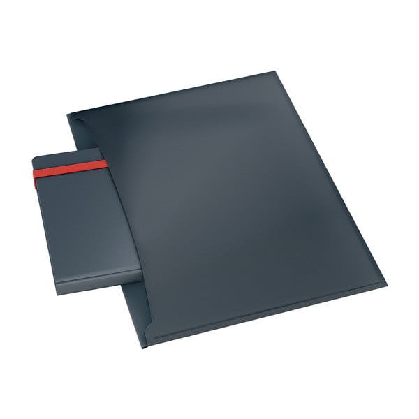 Dosar plic pentru documente Leitz Cosy, A4, gri-image-2