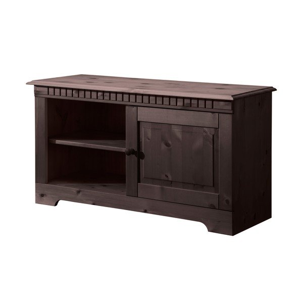 Comodă maro joasă din lemn de pin 50x35 cm Cubrix – Støraa