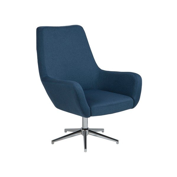 Scaun rotativ Actona Rylee, albastru-image-2