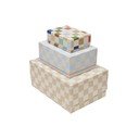 Cutii de depozitare pentru copii 3 buc. din carton 31x22x14 cm Mana – OYOY Mini