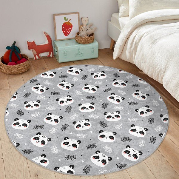 Covor pentru copii gri ø 120 cm Comfort – Mila Home-image-4