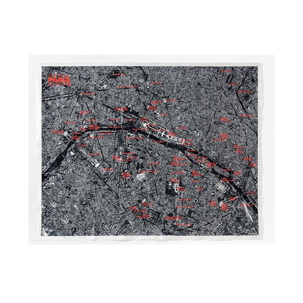 Hartă turistică șifonată cu vedere din satelit Palomar Milan-image-2