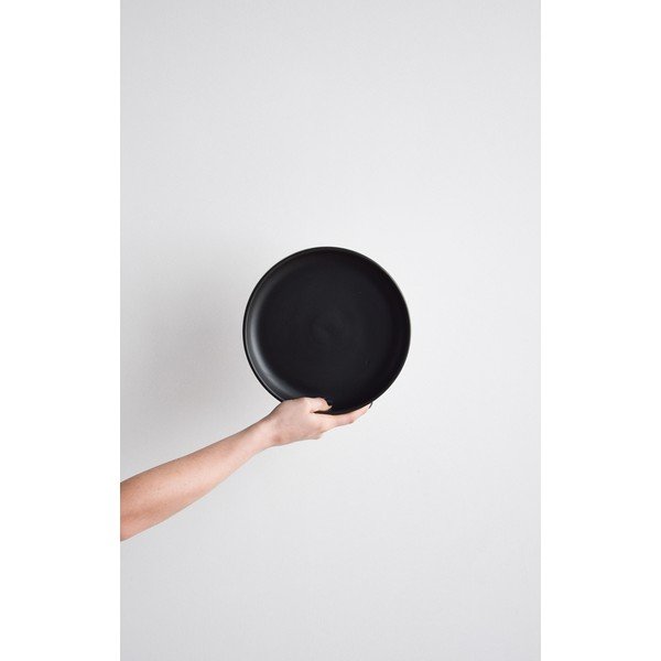 Bol din gresie ÅOOMI Luna, ø 23,5 cm, negru-image-1