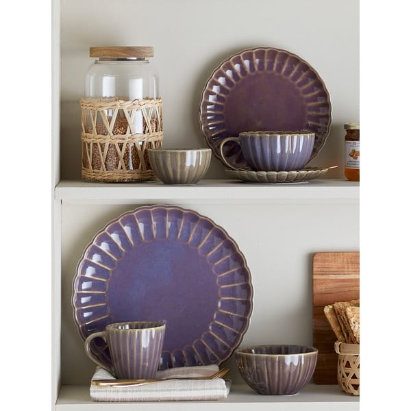 Ceașcă mov pentru cappuccino din gresie 220 ml Latina – Bloomingville-image-3