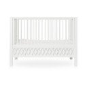 Pătuț alb cu înălțime reglabilă/co-sleeping 60x120 cm Harlequin – Cam Cam Copenhagen