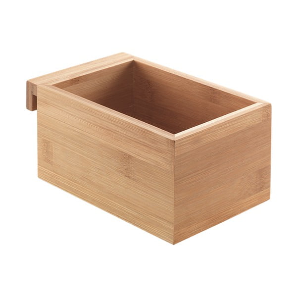 Componentă - cutie de depozitare în culoare naturală din bambus 10x15 cm Mural – Metaltex