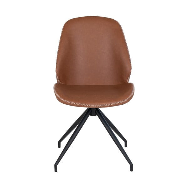 Scaune de dining maro coniac 2 buc. Monte – House Nordic-image-3