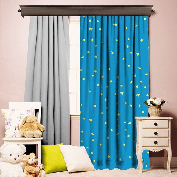 Draperie Cipcici, 260 x 140 cm, albastru deschis-image-1