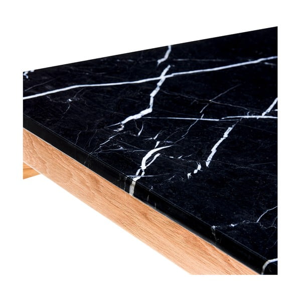 Măsuță auxiliară din marmură 40x60 cm Raw – Hübsch-image-4