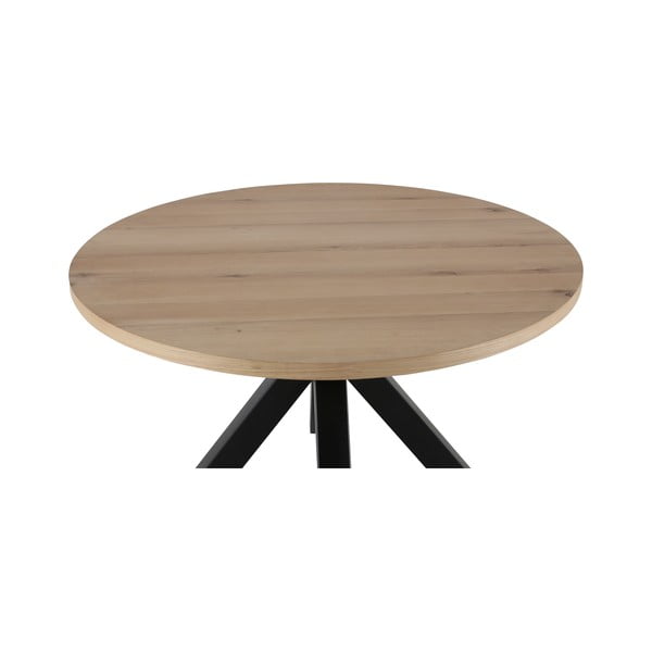 Masă rotundă cu picioare negre Canett Maison, ø 120 cm-image-4