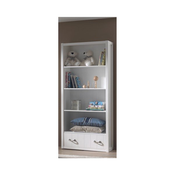 Bibliotecă Vipack Lewis, alb-image-2