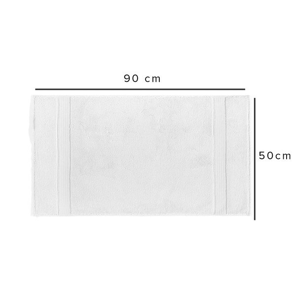 Prosop alb din bumbac 50x90 cm Chicago – Foutastic-image-2