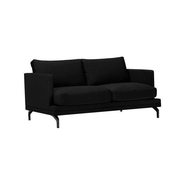 Canapea cu două locuri Windsor & Co Sofas Jupiter, negru-image-1