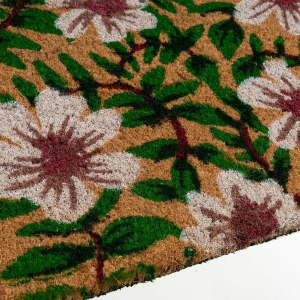 Covoraș de intrare din fibre de nucă de cocos 40x60 cm Leafy – Casa Selección-image-2