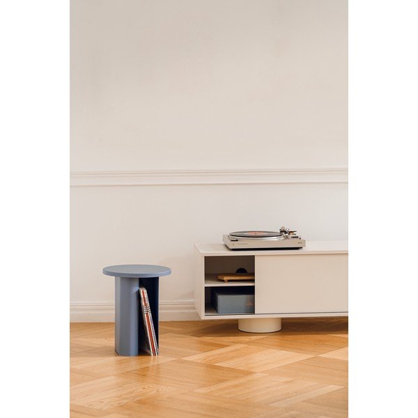 Măsuță auxiliară rotundă din metal ø 35 cm Sato – noo.ma-image-1