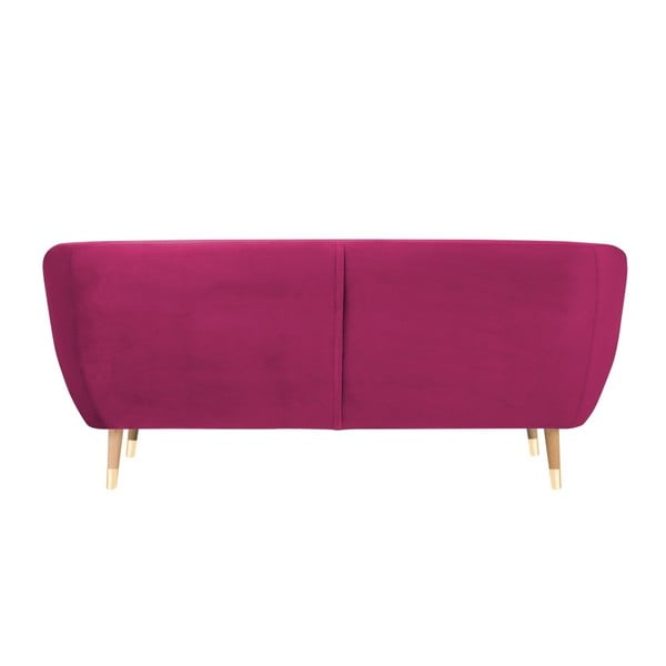 Canapea cu 3 locuri Mazzini Sofas Amelie, roz-image-2