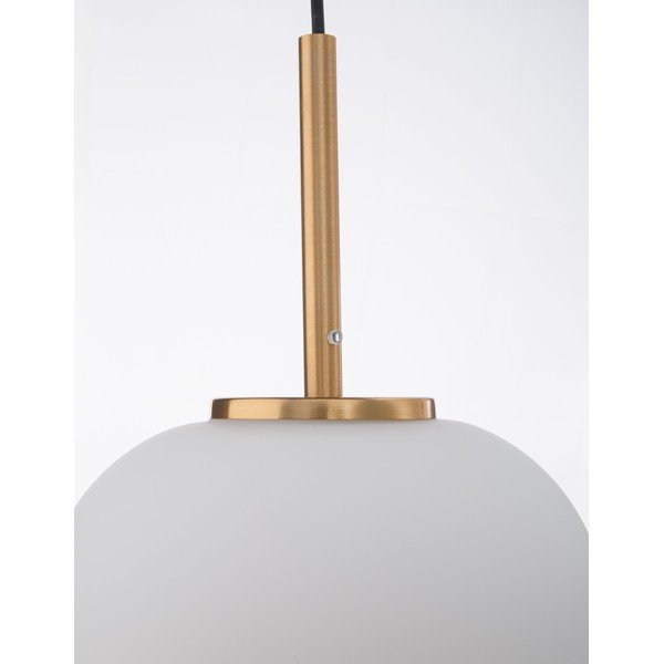 Lustră albă/alămie din sticlă ø 22 cm Lato – Nova Luce-image-2