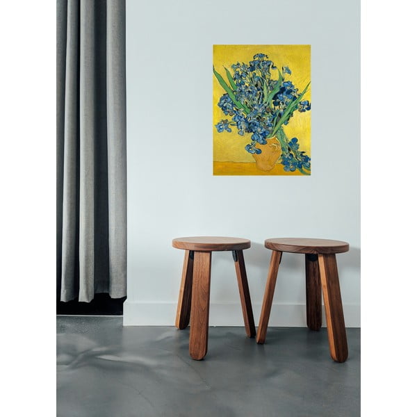 Reproducere pe pânză după Vincent van Gogh - Irises, 60 x 45 cm-image-1