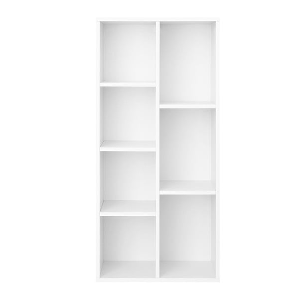 Bibliotecă Songmics Aisling, înălțime 106 cm, alb