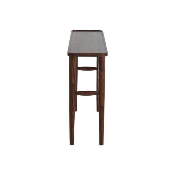 Masă consolă maro din lemn masiv de acacia 30x120 cm Qiano – Light & Living-image-3