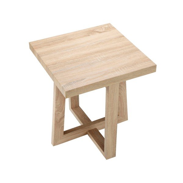 Măsuță auxiliară în decor de stejar Støraa Sloan-image-1