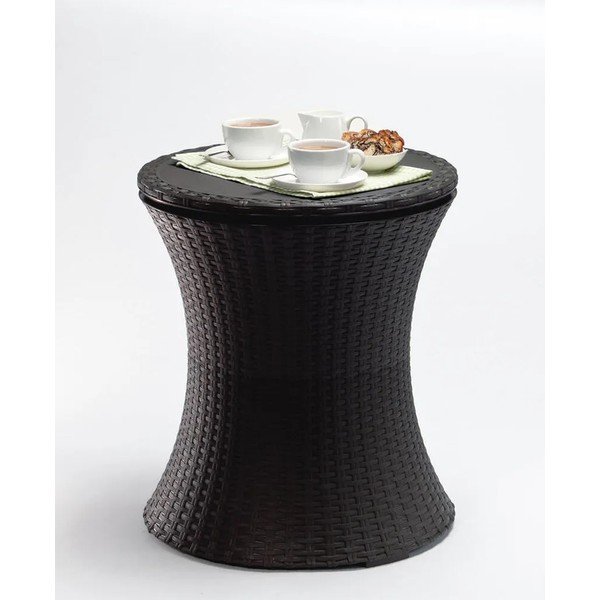 Masă de grădină cu frapieră rotundă 49.5x49.5 cm Cool – Keter-image-4