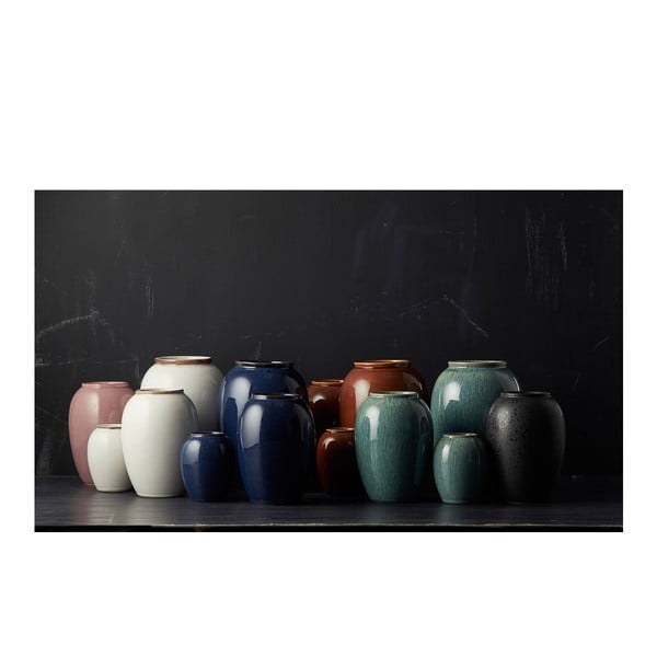 Vază din gresie ceramică Bitz, înălțime 50 cm, verde-image-2