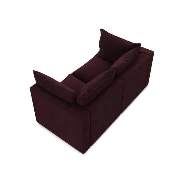 Canapea burgundy 180 cm Manao – Makamii-image-3