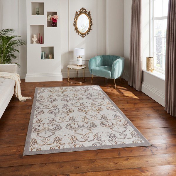 Covor auriu-grej 160x230 cm Imperial Pearl – Think Rugs-image-1