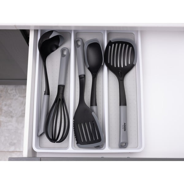 Organizator din plastic gri pentru sertar 41 x 33 cm - Addis-image-2