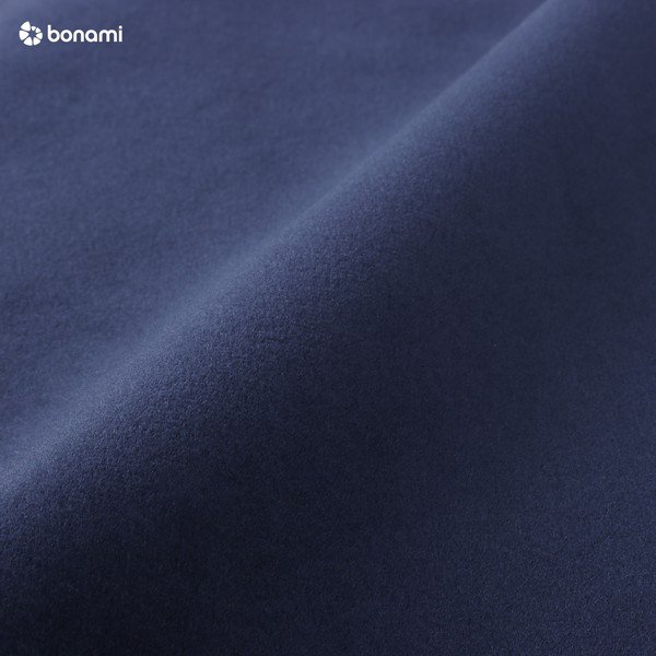 Taburet cu tapițerie din catifea EMKO Bean, albastru închis-image-3