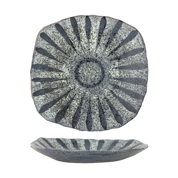 Farfurie gri pentru servire din gresie ø 32 cm Ramie – Bloomingville-image-4