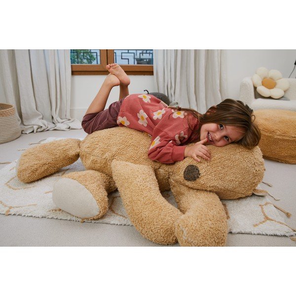 Fotoliu puf pentru copii maro Sleepy Bear – Lorena Canals-image-3