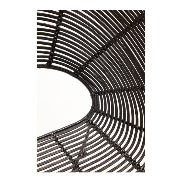 Scaun din ratan Hübsch Aslog, negru-image-3