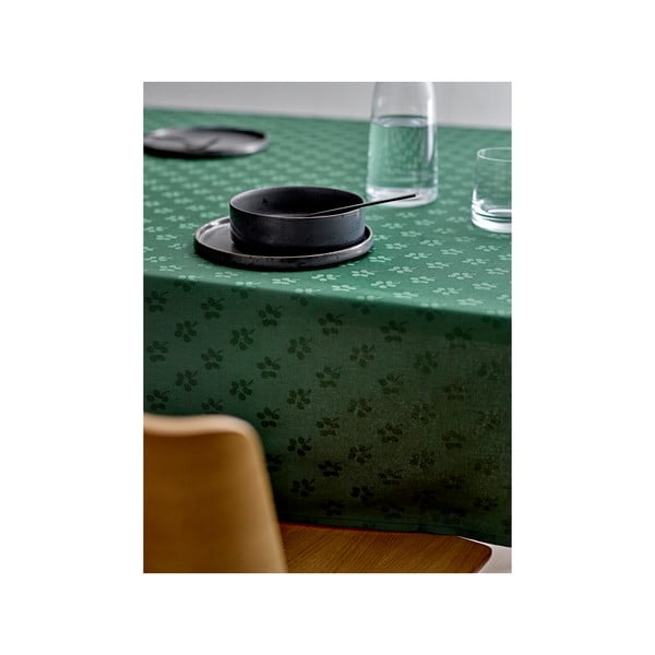 Față de masă din bumbac ø 160 cm Forget-Me-Not Damask – Södahl-image-1