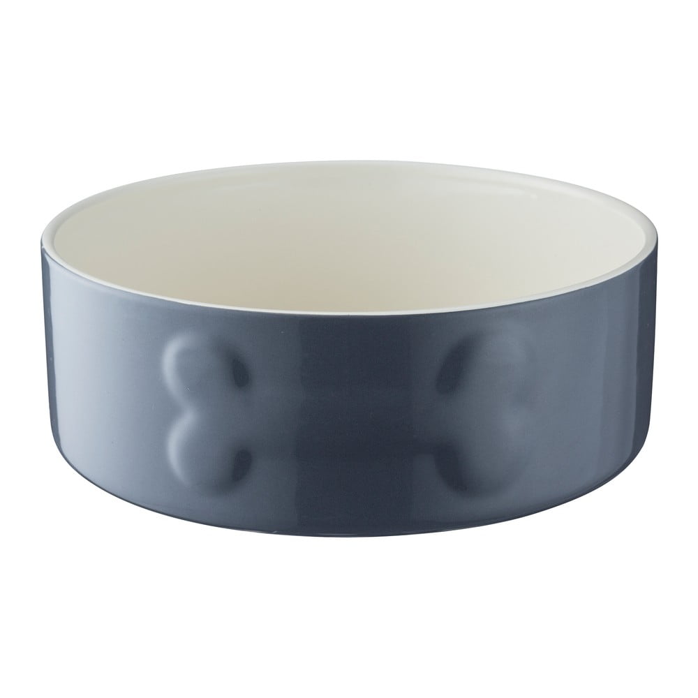 Bol pentru câine Mason Cash, ø 20 cm, gri alb