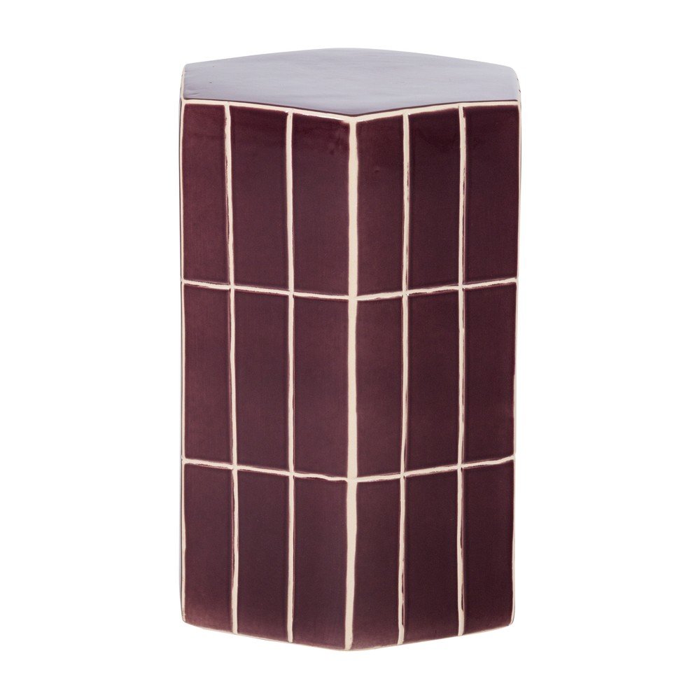 Măsuță auxiliară din ceramică 26x30 cm Plu – WOOOD