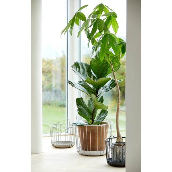 Coș de depozitare din metal Zone Inu, ø 30 cm, gri-image-2