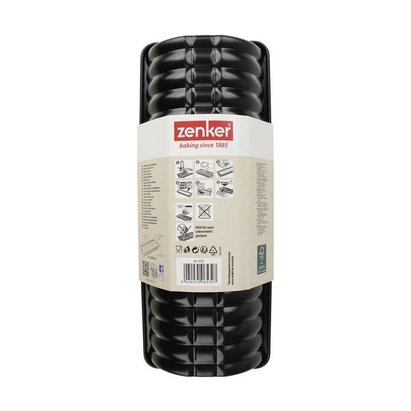 Formă de copt pentru chec cu ciocolată (arici) Zenker Black, 32 x 12,5 cm-image-3
