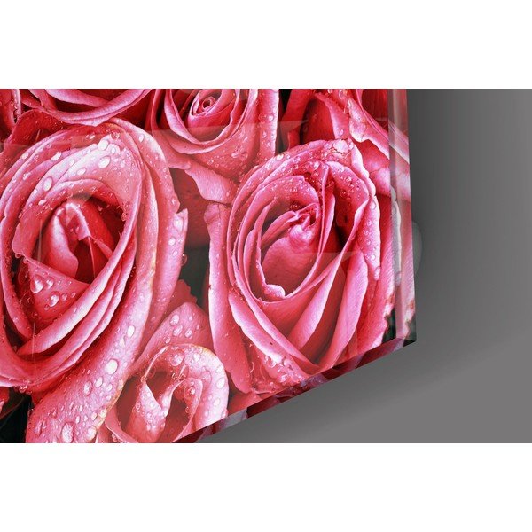Tablou din sticlă Insigne Pink Roses-image-2