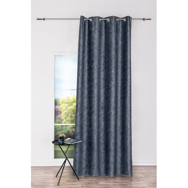 Draperie gri antracit 140x260 cm Terra – Mendola Fabrics-image-1
