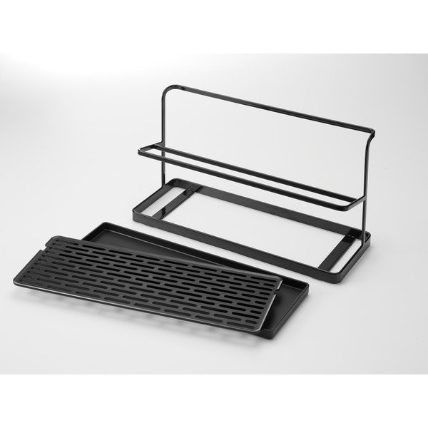 Scurgător de vase negru pentru sticle din metal Tower – YAMAZAKI-image-1