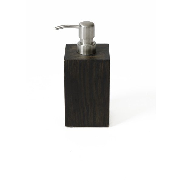 Dozator din lemn pentru săpun lichid, Wireworks Mezza Dark-image-1
