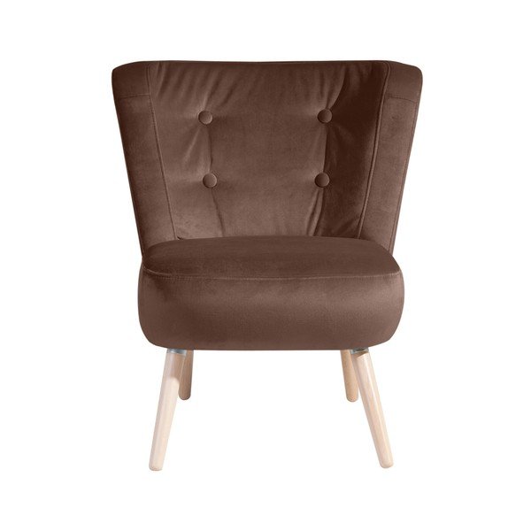 Fotoliu Max Winzer Neele Velvet, maro-image-3