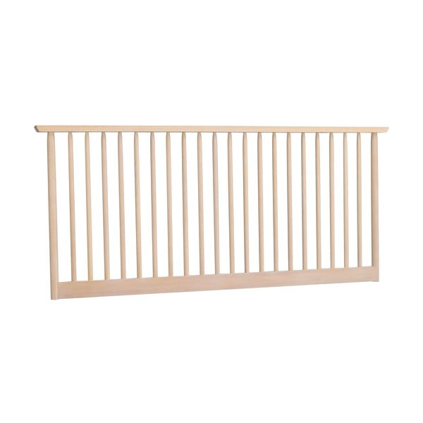 Tăblie de pat în culoare naturală din lemn masiv de stejar 194x84 cm Riggins - Rowico-image-2