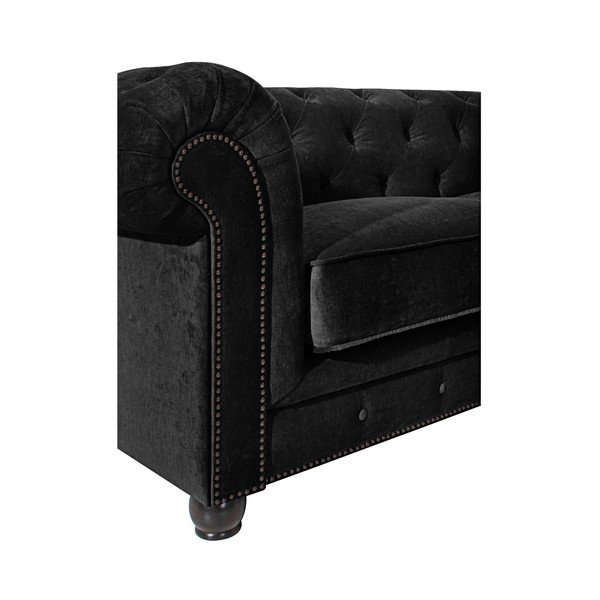 Canapea Max Winzer Orleans Velvet,216 cm, 216 cm, negru-image-3