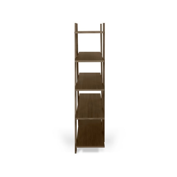 Bibliotecă cu aspect de lemn de nuc Wind TemaHome, înălțime 160 cm-image-4
