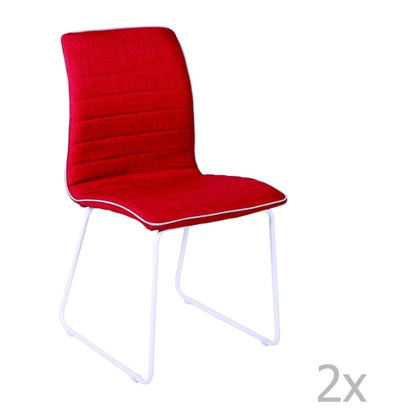 Set 2 scaune Global Trade Lulu, roșu